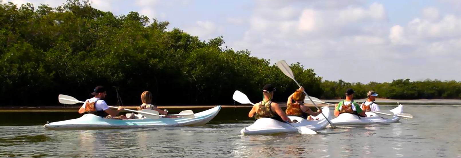 Kayak en Yucatan